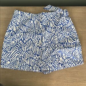 NWT Lilly Pulitzer Blue/White Golf Skort